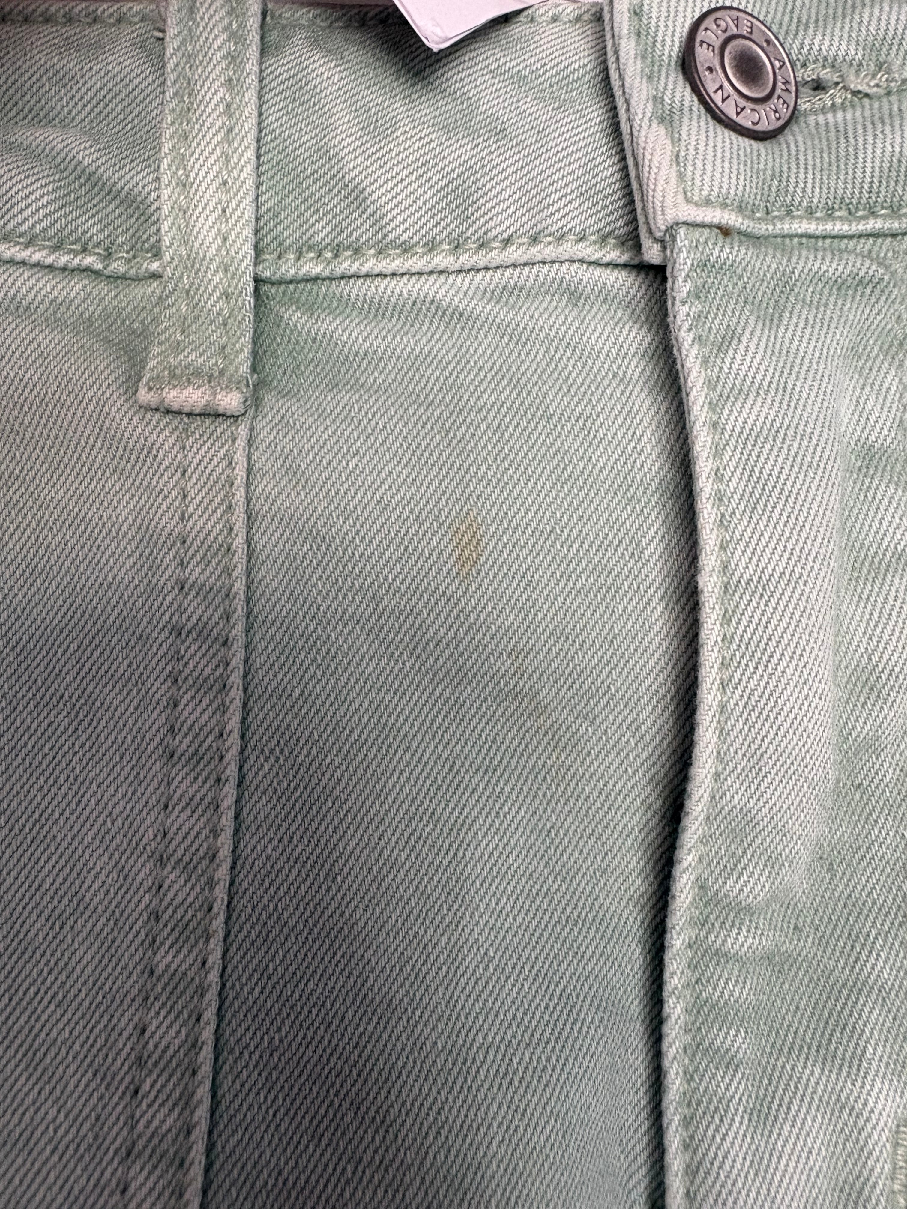 American Eagle Mint Denim Shorts (NWT)